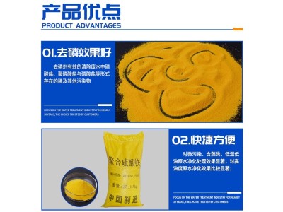 无机高分子聚合硫酸铁 金运水处理 固体粉末 工业废水混凝剂图2