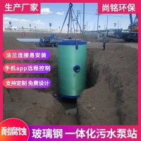 玻璃钢一体化泵站雨水污水智能提升装置 市政管路废水提升输送