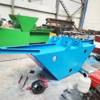 矩形水渠成型机 60*60开口水渠成型机施工现场