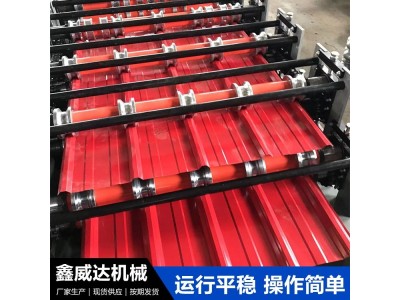 鑫威达 活动房边梁压瓦机 快拼房地梁冷弯成型机图1