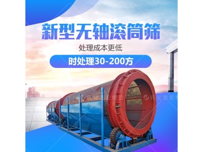 焦炭无轴滚筒筛对缠绕性强物料进行处理效果好 筛分机技术参数图1
