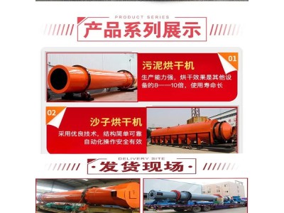 吉宏Φ1.2×10滚筒烘干机采用电脑自动控制图1