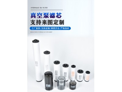 真空泵滤芯油雾分离器排气过滤器电厂钢厂车间用 全胜图1