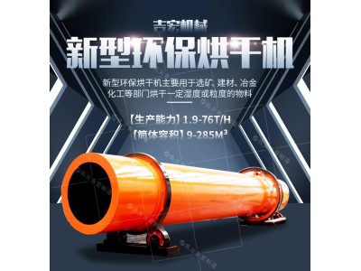 大型转筒烘干机新型给料、排料装置 铁矿石干燥机图1