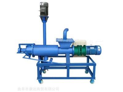 螺旋挤压粪污干湿分离机 粪便干湿分离机图1