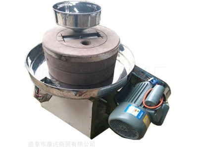 KD-80型面粉石磨机 芝麻酱香油石磨机图1