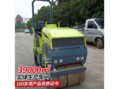 ZY-YLS600A手扶式双钢轮压路机 换向方便 启动容易图1
