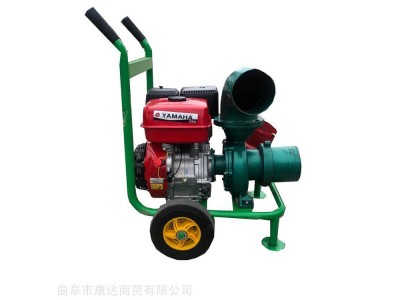 康达手推式小型抽水泵 大流量浇灌用离心泵 汽油自吸泵图1