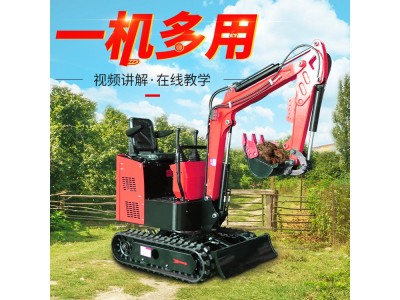 18小型挖掘机使用结构特点 稳定性高 果园挖坑机性能多图1