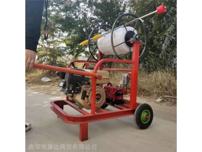 自走式手推打药机 园林果树农用打药机图1