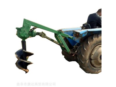 手持汽油挖坑机 地区植树用地钻机 框架式自动钻孔机图1
