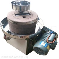 杂粮磨粉电动石磨机 豆浆芝麻酱研磨机 两相电带红石香油机