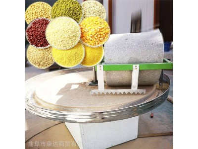粮食面粉石磨机 萝箱自动分离面粉石磨机 五谷杂粮石磨机图1