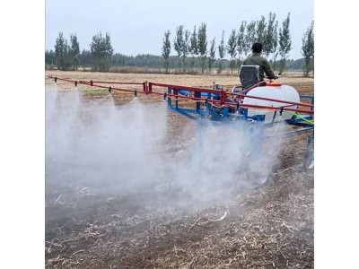 座驾式宽喷幅三轮打药机 自走式四轮打药机厂家图1