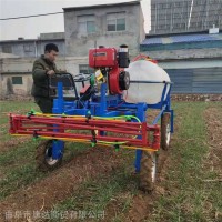 高框架四轮车打药机 远射程小麦玉米打药机 框架式打药机
