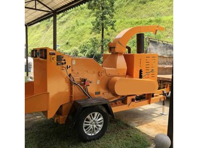 移动式艾叶艾草粉碎机 小型干湿两用锯末粉碎设备 绿森图1