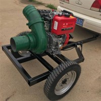 小型家用汽油抽水泵农田灌溉离心泵3寸双叶轮喷灌机
