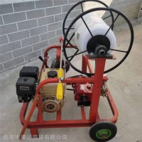 园林消毒喷雾器 自动回管打药机 大棚果园拉管式打药机