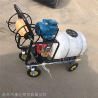 四轮手推车式打药机柑桔打药喷雾器 手推式四轮打药机