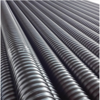 山东钢带管 N1200 HDPE埋地排水用钢带增强螺旋波纹管