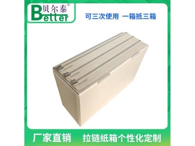 贝尔泰 自锁式 一撕得 正品拉链纸箱 全国范围供货图1