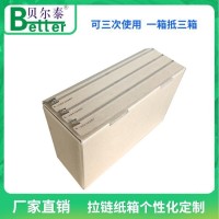 贝尔泰 自锁式 一撕得 正品拉链纸箱 全国范围供货