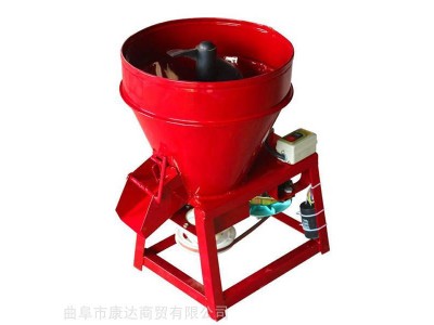 杂粮种子包衣机中大型种子拌药机立式锥形种子搅拌机图1