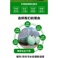 供应模压玻璃钢化粪池 H3-80 安全稳定防腐蚀抗氧化