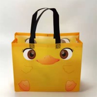 宏巨包装制品 覆膜无纺布袋 购物礼品袋 彩印广告手提服装袋
