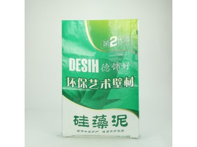彩印编织袋 正雄 定制图案腻子粉袋 硅藻泥阀口包装袋图1