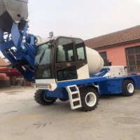 4方自上料移动式 全自动搅拌罐车
