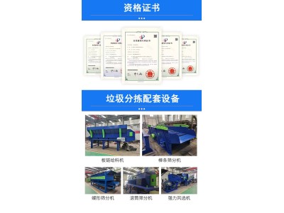 储量垃圾筛分设备 填埋场垃圾分拣机器图1