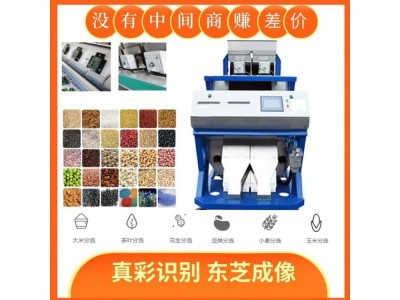 大豆色选机可分选黄豆绿豆杂粮产量0.5-20吨,去霉变图1