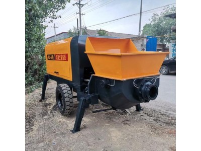 小型小型混凝土输送泵小型混凝土细石输送泵图1