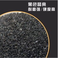 金海滩优质黑色金刚砂 铁罐除锈干燥剂配重用砂