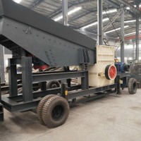 800型建筑垃圾破碎站 石料移动破碎机