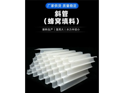 金海滩50mm80mm六角蜂窝斜管填料 PP多规格斜板图1