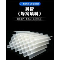 金海滩生产pp六角蜂窝斜管填料 沉淀池聚丙烯全新料斜板