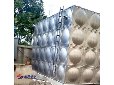 304不锈钢水箱冲压板消防焊接水箱模压块方形保温水箱板材厂家图1