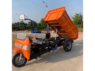 18-28马力柴油三轮车 高低速矿用自卸车 翻斗工地运输搬运图1