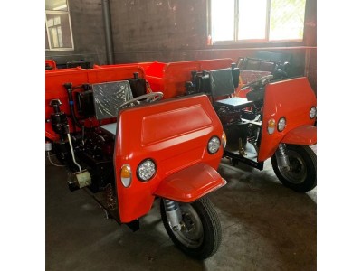 工程翻斗自卸三轮车 矿山多功能拉渣车 后卸货方式图1