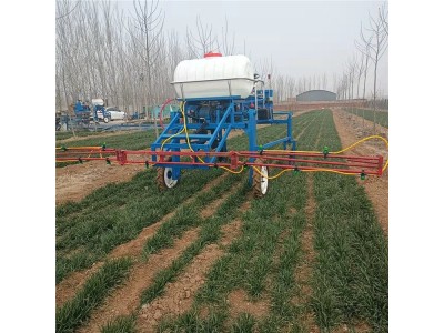 小麦喷药机，自走式四轮打药机， 玉米喷雾器图1