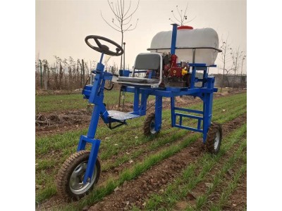 小型四轮喷药机液压升降打药机 可定制乘坐式喷雾器图1