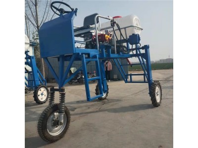 自走式蔬菜喷药机三轮打药机 药材乘坐式液压升降喷雾器图1