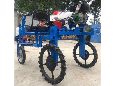 自走式小麦柴油玉米菜地打药机不压苗三轮轮图1