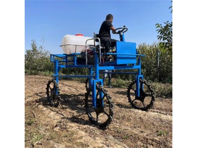 蔬菜波菜打药液压升降喷药机小麦四轮打药机图1
