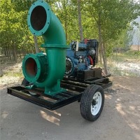 农田灌溉水泵防洪水泵抗洪排涝泵 柴油移动抽水机