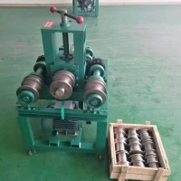 管子弯弧度圆型电动弯管机 小型立式三轴大棚弯管机