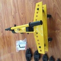 两寸小型液压手动弯管机 圆管弯直角折弯机22-60模具