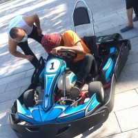 供应成人娱乐四轮卡丁车 单双人汽油场地偏移车